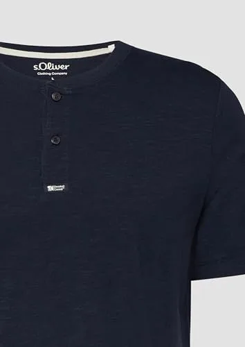 s.Oliver ▫️ Camiseta Henley para homem 5