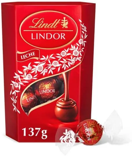 Lindt ▫️ LINDOR LECHE CORNET 137 g TB