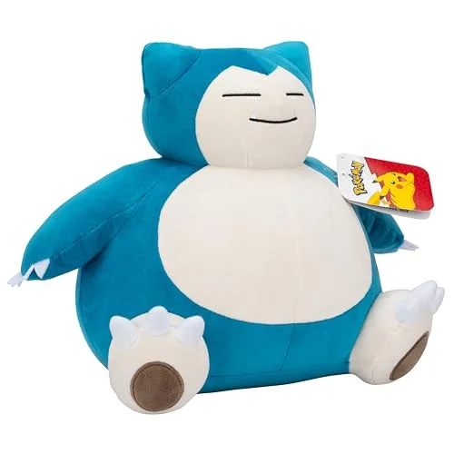 Pokémon ▫️ Peluche Snorlax - Peluche macio de 30 cm com detalhes autênticos 2