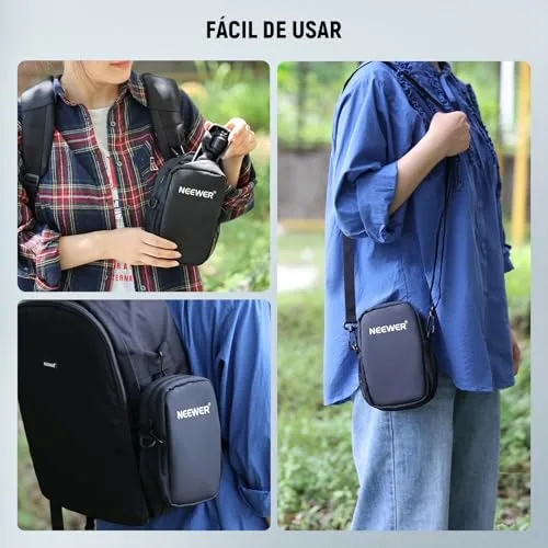 NEEWER ▫️ Mala tipo sling para câmara resistente à água, leve e compacta, ideal para viagens e para fotógrafos, compatível com o DJI Osmo Pocket 4 e 3, iPhone, DSLR e pequenos acessórios fotográficos sem espelho, PB13 7