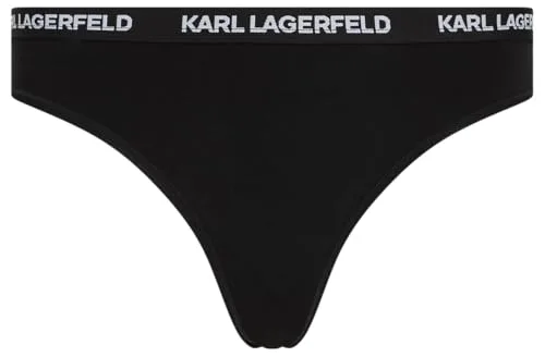 KARL LAGERFELD ▫️ Tanga com logótipo para mulher (conjunto de 3) 4