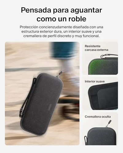 Belkin ▫️ Mala de viagem Gaming com bolso para AirTag e Nintendo Switch 2, cor carvão 6