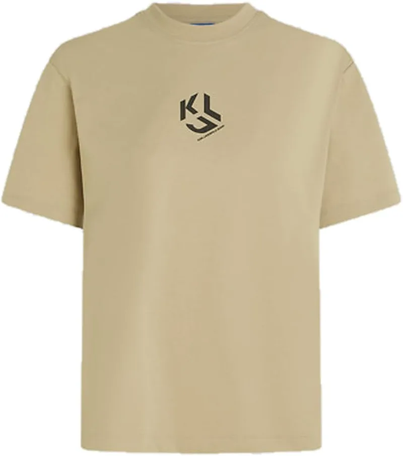 KARL LAGERFELD JEANS ▫️ T-shirt para mulher, corte regular, com monograma