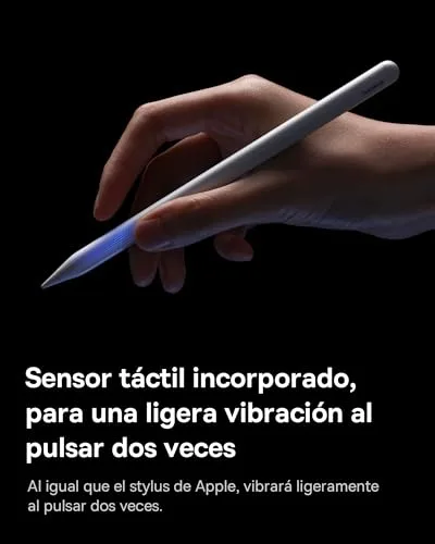Baseus ▫️ Caneta para iPad 2018-2025, 32 funções personalizáveis, 17 horas de autonomia, detecção de palma da mão, comando à distância, Pencil Magnetic para iPad 7/8/9/10/11, Pro 11"/12,9"/13'', Air 3/4/5/6/7, Mini 6/7 4