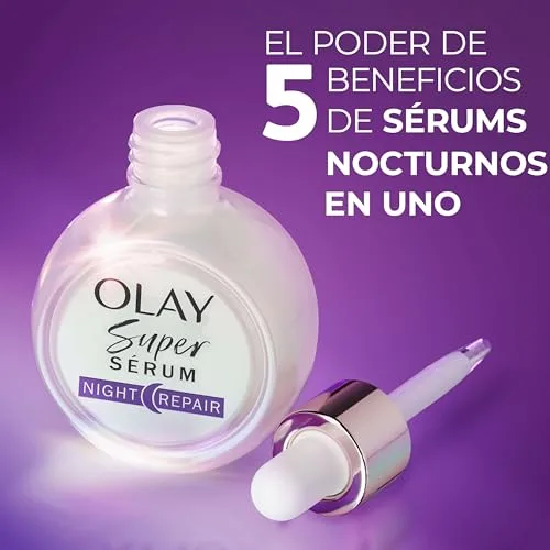 Olay ▫️ Super Soro Facial Noturno 5 em 1 com Niacinamida, 30 ml 3