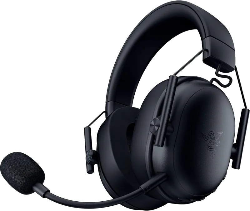 Razer ▫️ BlackShark V3 X HyperSpeed - Auscultadores sem fios para eSports - Ultraleves (270 g) - Diafragmas de 50 mm - Microfone cardioide - Som envolvente - 2,4 GHz e Bluetooth - PC/Mac | Preto
