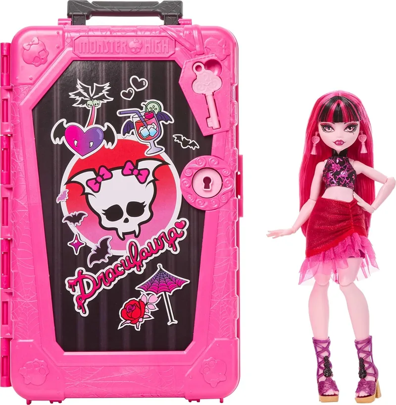 Monster High ▫️ Boneca Draculaura da série Skulltimate Secrets