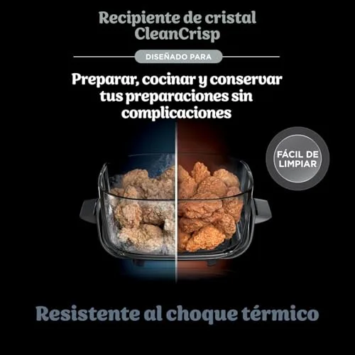 Ninja ▫️ CRISPi, Fritadeira de Ar Quente Portátil, 3,8 L, Cinzenta, FN101EUGY 3