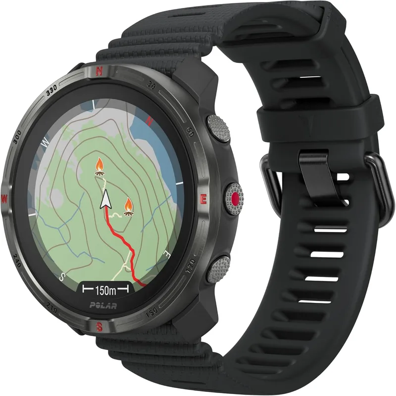 Polar ▫️ Grit X2 Outdoor Multisport Watch with GPS - Ecrã AMOLED, Mapas offline, GPS duplo, ECG de pulso, biossensores Elixir, TrainingPeaks, SpO2, até 7 dias de autonomia da bateria, Preto Noite