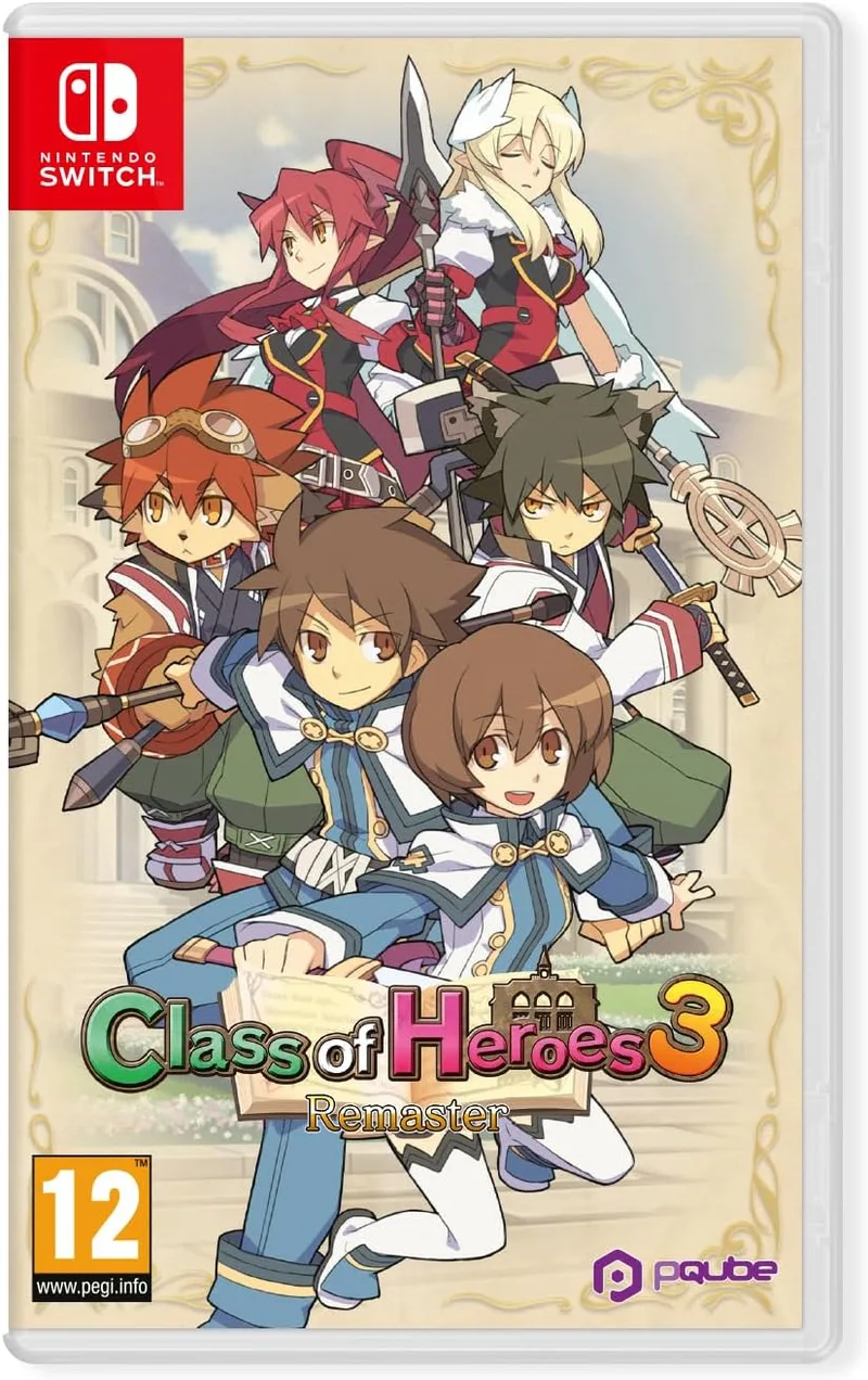 PQube ▫️ Remasterização de Class of Heroes 3