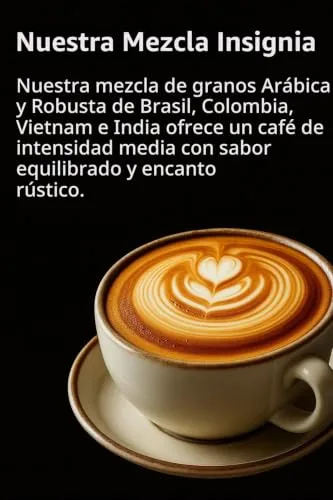 FLAMEKISS ▫️ Café em grão 1 kg - Torrado a lenha em Portugal - Mistura de Arábica e Robusta, suave, sem acidez e com muita espuma - Para máquinas de café superautomáticas e de expresso 3