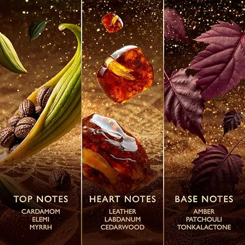Jawhara ▫️ Inspiração Árabe | Coleção | Amberwood Nomad Eau de Parfum Unissexo | Fragrância Âmbar Fougère, com cardamomo, acorde de couro e ládano | 100 ml 3