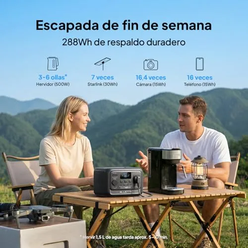 BLUETTI ▫️ Elite 30 V2 Estação de Energia Portátil 288 Wh, Gerador Solar 3