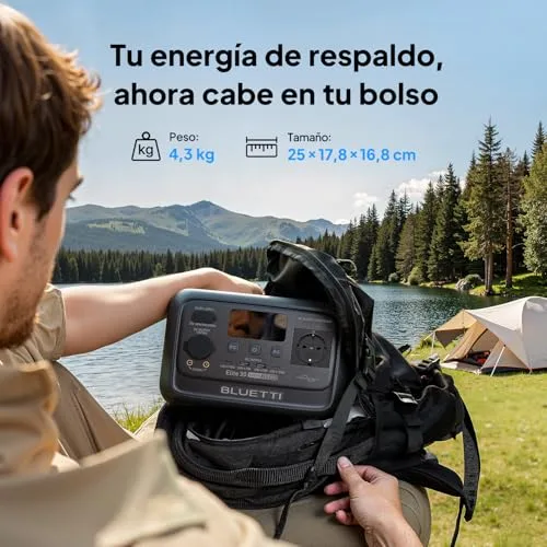 BLUETTI ▫️ Elite 30 V2 Estação de Energia Portátil 288 Wh, Gerador Solar 5