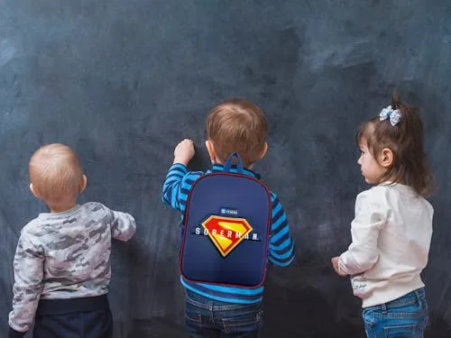 CYPBRANDS ▫️ Superman, Mochila infantil, Mochila escolar, Medidas: 30 cm, Material escolar, Mochila, Cor: azul, Produto oficial 6
