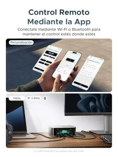 UGREEN ▫️ Nexode Pro 300 W Carregador USB-C com carregamento rápido, ecrã TFT e PD 3.1 5