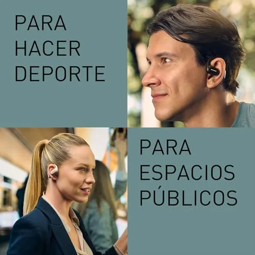 Panasonic ▫️ RB-F10DE-C Auscultadores sem fios de ouvido aberto para desporto, corrida e fitness, com microfone ENC, 25 horas de reprodução, Bluetooth 5.4, IPX4, controlos táteis, bege 6