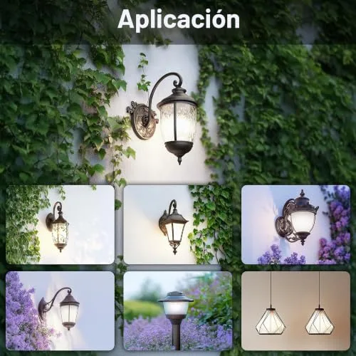 ChangM ▫️ Lâmpada com sensor crepuscular, lâmpada LED E27, branco neutro, 2 unidades 4