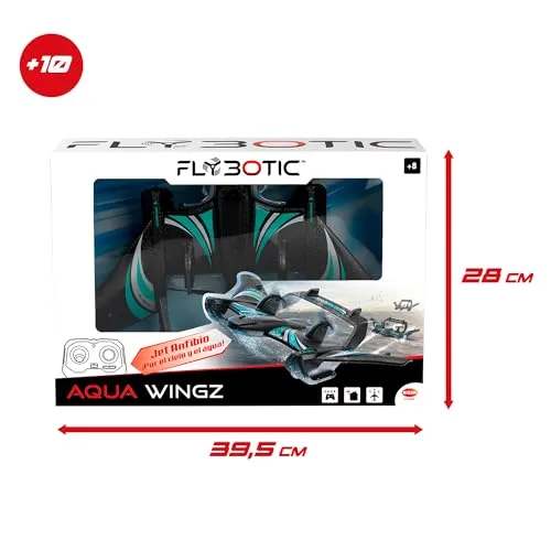 Bizak ▫️ Aqua Wingz – Avião RC com luzes LED, descolagem na água ou em terra, espuma EPP resistente, a partir dos 10 anos, (62004498) 2