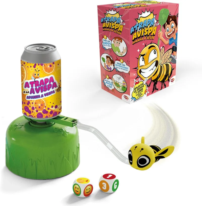 Bizak ▫️ Catch the Wasp, jogo de ação divertido, anos, 2 velocidades, (35005070)