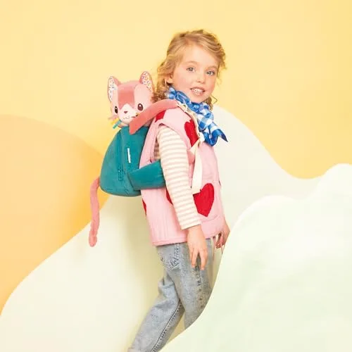 LILLIPUTIENS ▫️ Jeanne, a Gata, Mochila Infantil Macia, A partir dos 10 meses 4