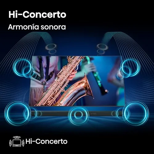 Hisense ▫️ AX3120Q - Barra de som 3.1.2, 440 W, modo de equalização com IA, subwoofer sem fios de 6,5", Dolby Atmos, DTS:X, Hi-Concerto, EzPlay 3.0 6