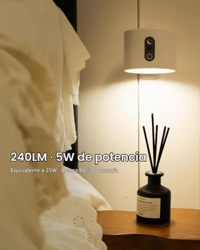 LuminexDesigns ▫️ Candeeiros de parede LED RGB recarregáveis com comando à distância 5
