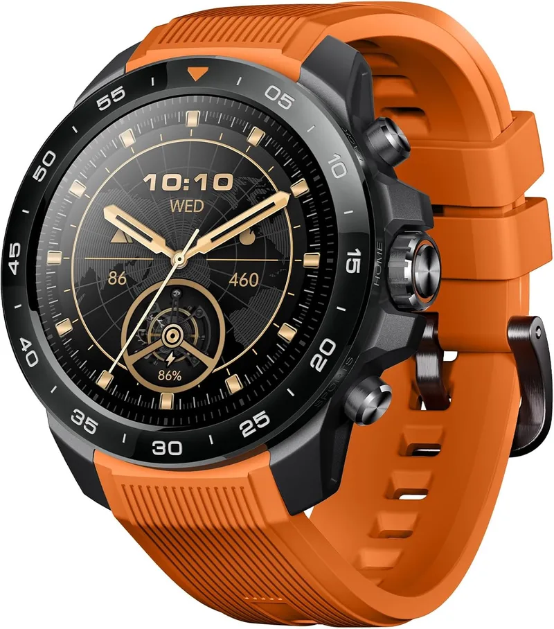 Mibro ▫️ GS Explorer S Smart Hiking Watch com 10ATM à prova de água, moldura de cerâmica resistente a riscos, relógio inteligente de corrida de longa duração com GPS, chamadas Bluetooth, preto