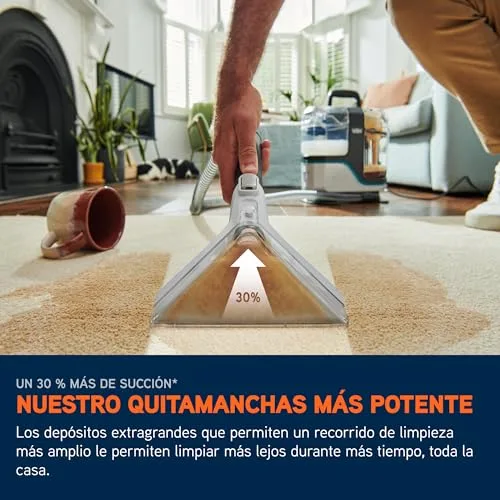 Vax ▫️ Limpador e removedor de manchas SpotWash Max Pet-Design, potente removedor de manchas para tapetes e estofos com tecnologia SpinScrub, depósito XL, limpeza profunda para animais de estimação e sofás 3