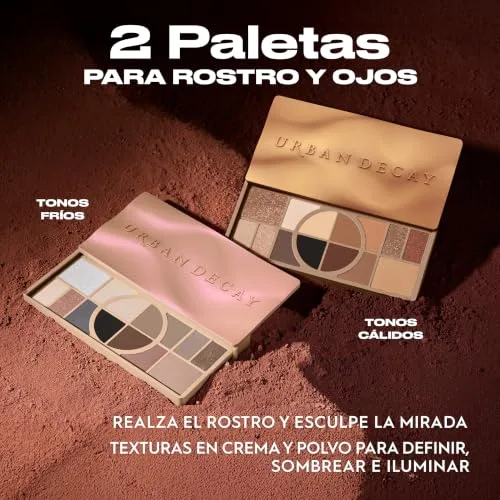URBAN DECAY ▫️ Naked Shaped Warm, paleta de sombras de olhos neutras, 14 tons multifuncionais para looks versáteis com acabamentos cremosos, mate e brilhantes 6