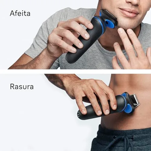 Braun ▫️ Series 5 Máquina de barbear elétrica para homem, 52-B1600S, azul 5