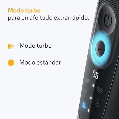 Braun ▫️ Series 5 Máquina de barbear elétrica para homem, 52-B1200SI, azul 4