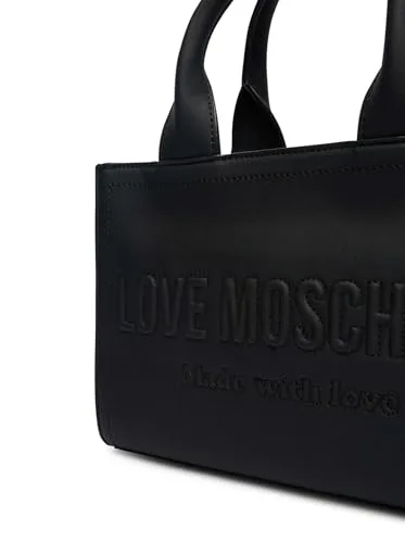 Love Moschino ▫️ JC4044PP1OLE0000, mala de mão para mulher, preta, tamanho único, Preto, Tamanho único 3