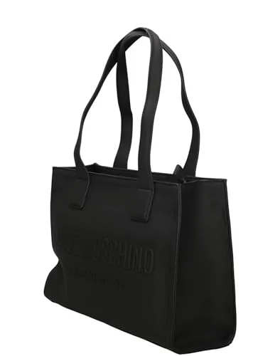 Love Moschino ▫️ JC4045PP1OLE0000, mala de mão para mulher, preta, tamanho único, Preto, Tamanho único 2