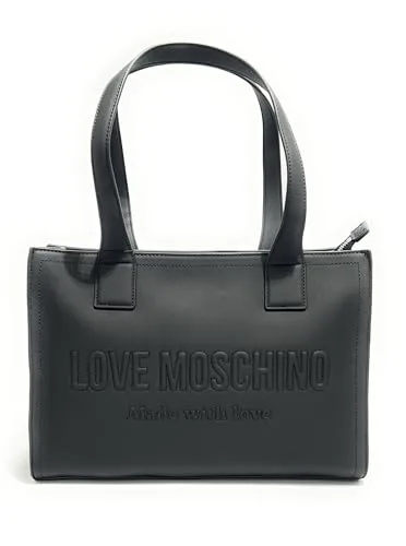 Love Moschino ▫️ JC4045PP1OLE0000, mala de mão para mulher, preta, tamanho único, Preto, Tamanho único 5