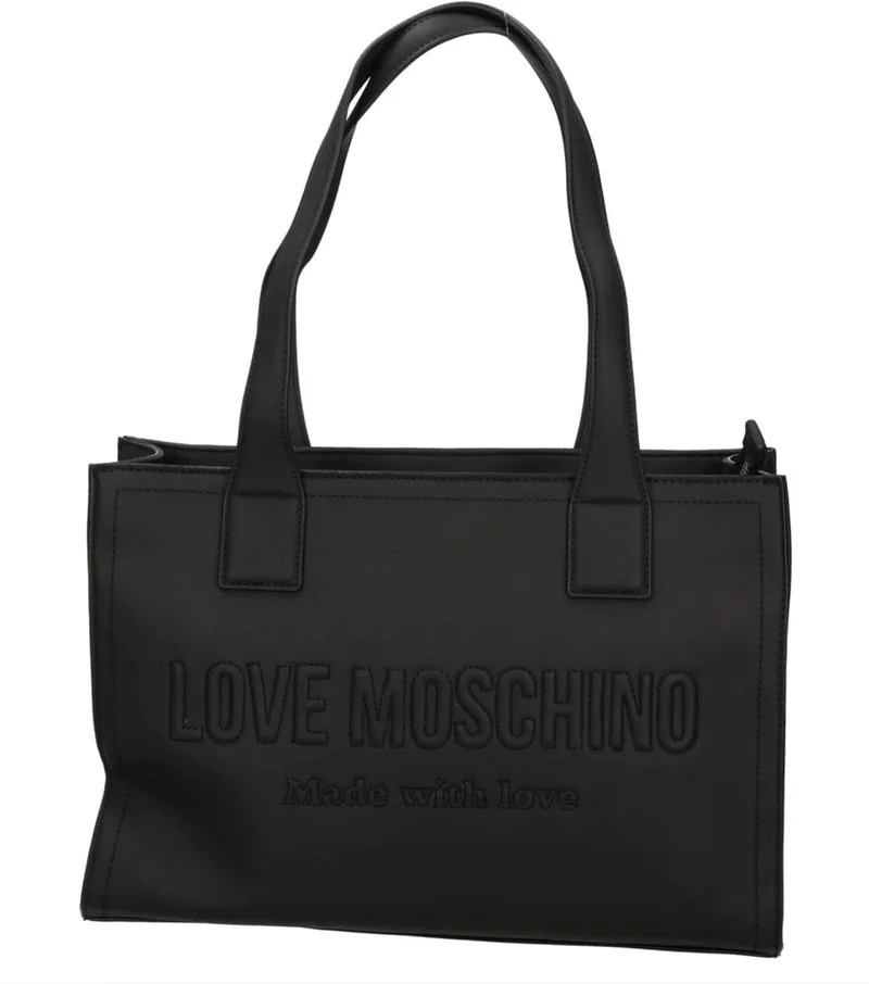 Love Moschino ▫️ JC4045PP1OLE0000, mala de mão para mulher, preta, tamanho único, Preto, Tamanho único