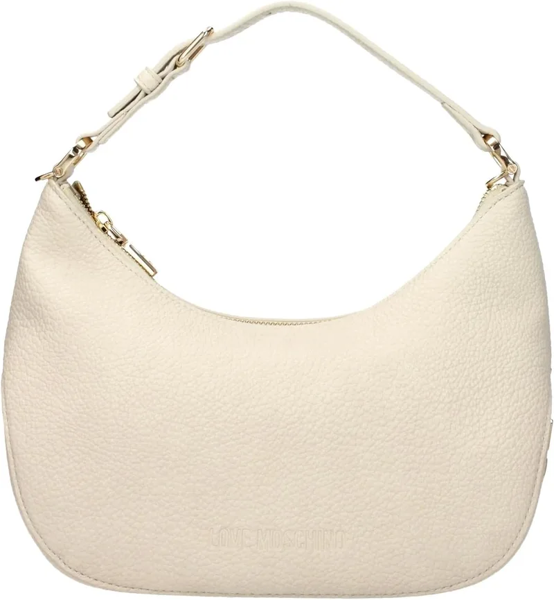 Love Moschino ▫️ JC4018PP1OLT0110, feito à mão, para mulher, marfim, tamanho único, branco pérola (RAL 1013), tamanho único