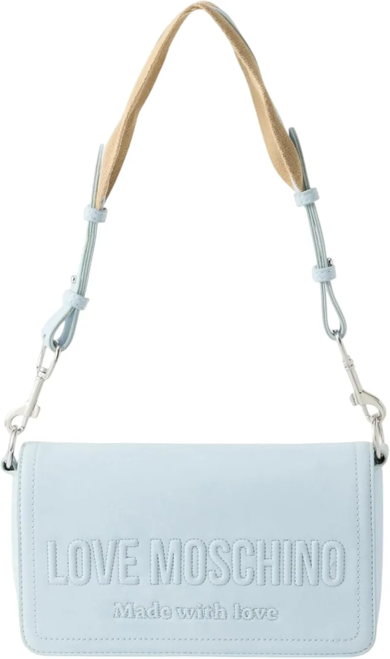 Love Moschino ▫️ JC4046PP1OLE0701, bolsa de mão, mulher, azul, tamanho único, azul claro, tamanho único