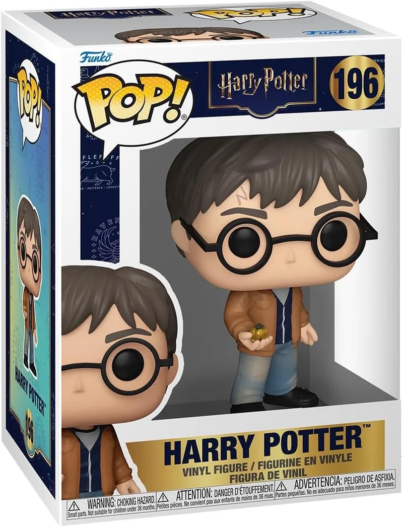 Funko ▫️ Pop! Movies: Harry Potter - Harry Potter - Figura de vinil colecionável - Ideia para presente - Mercadoria oficial - Brinquedos para crianças e adultos - Figura modelo para coleccionadores e exposição