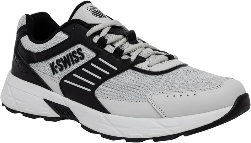 K-Swiss ▫️ Ténis desportivos para homem FARIO M, Oyster Mushroom/Preto, 42 EU, Oyster Mushroom Preto, 42 EU