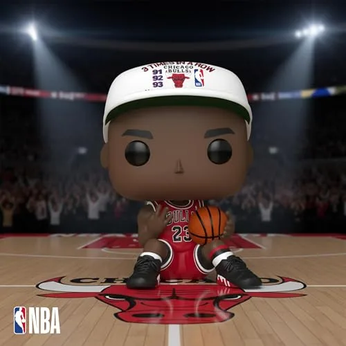 Funko ▫️ POP! NBA: Bulls - Michael Jordan (3 vezes consecutivas) 2