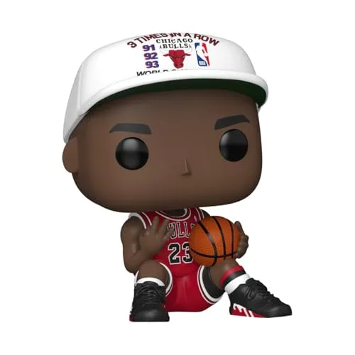 Funko ▫️ POP! NBA: Bulls - Michael Jordan (3 vezes consecutivas) 4