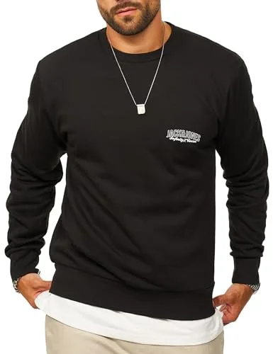 JACK & JONES ▫️ Camisola de gola redonda para homem, de corte regular 4