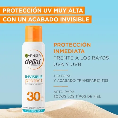 L'Oreal Paris ▫️ Garnier Delial Invisible Protect Bruma Solar Corporal 150 ml 4