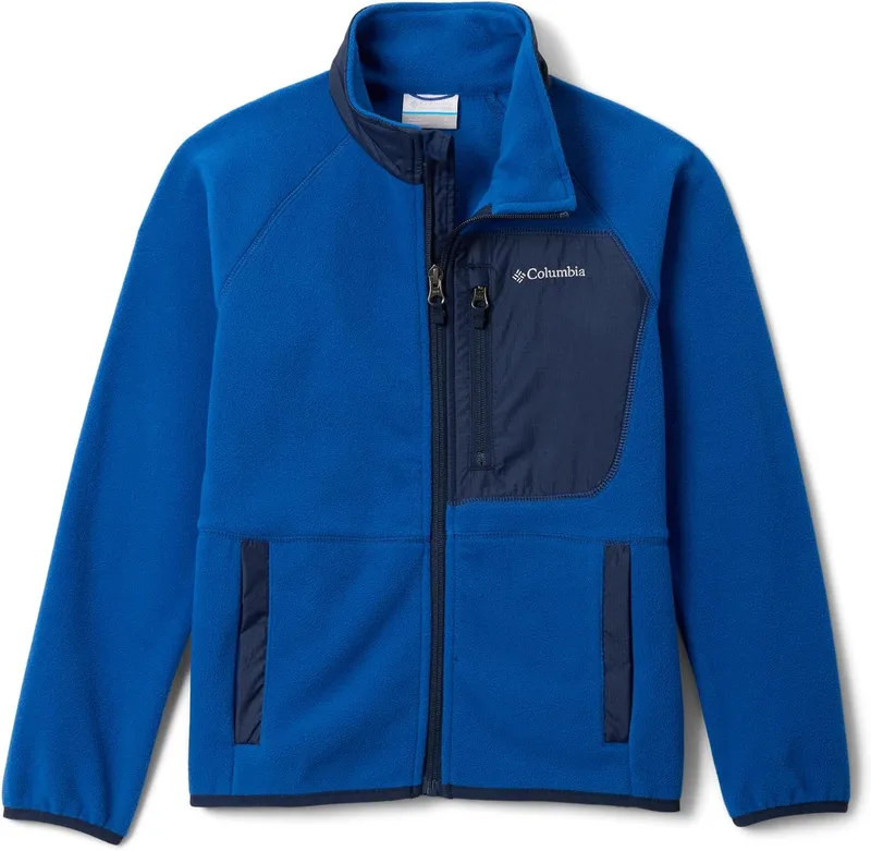 Columbia ▫️ Fast Trek V Full Zip, Casaco com forro polar e fecho de correr para jovens unissexo