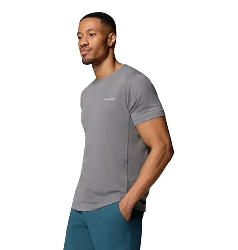 Columbia ▫️ Zero Rules Light Short Sleeve Crew, Camiseta técnica de manga curta para homem 4