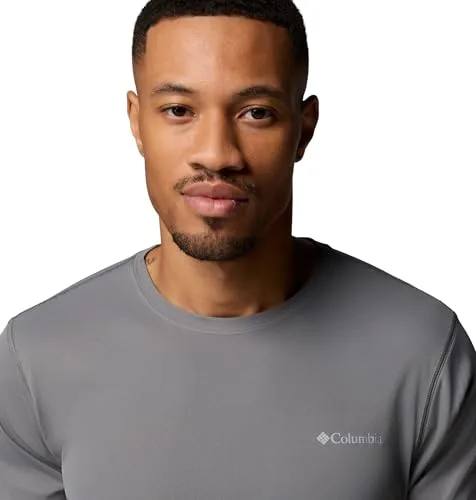 Columbia ▫️ Zero Rules Light Short Sleeve Crew, Camiseta técnica de manga curta para homem 5