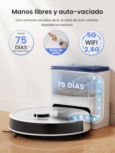 Lefant ▫️ M2L Plus – Aspirador e esfregador robótico com esvaziamento automático de pó 2