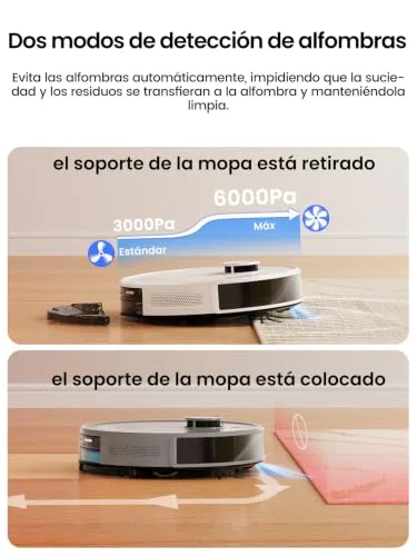 Lefant ▫️ M2L Plus – Aspirador e esfregador robótico com esvaziamento automático de pó 3