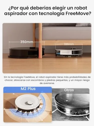 Lefant ▫️ M2L Plus – Aspirador e esfregador robótico com esvaziamento automático de pó 6